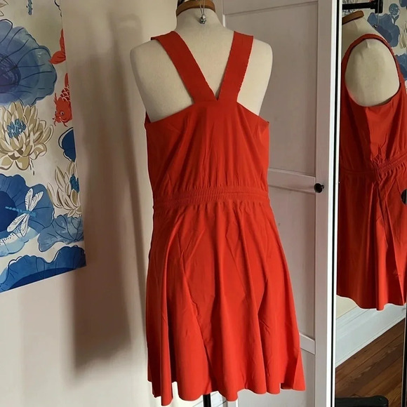Athleta Red Sleeveless Dress - Picture 5 of 8